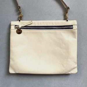 Clare V. Jumelle Bag in Rustic White